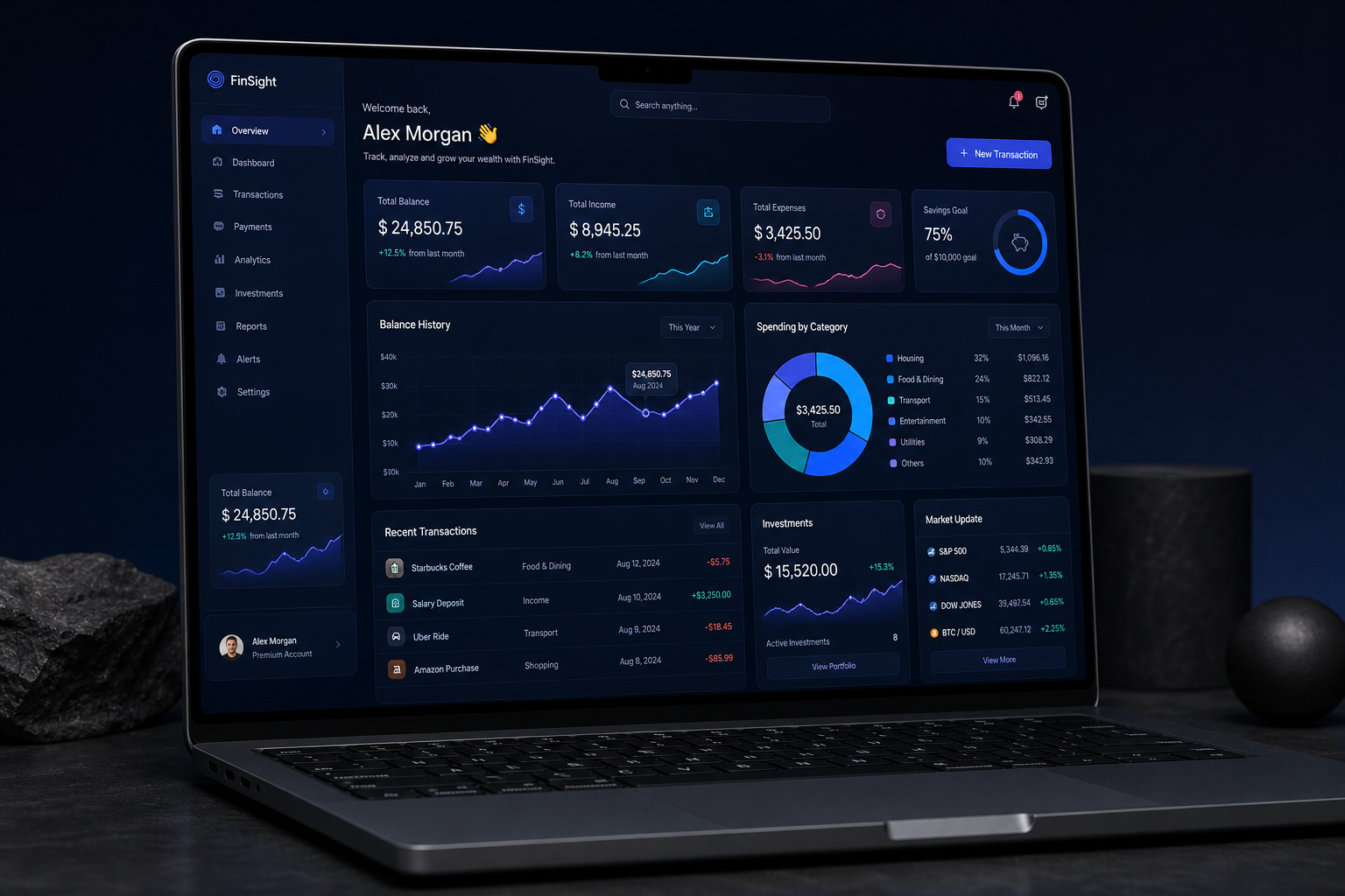 FinSight — Wealth Analytics Platform